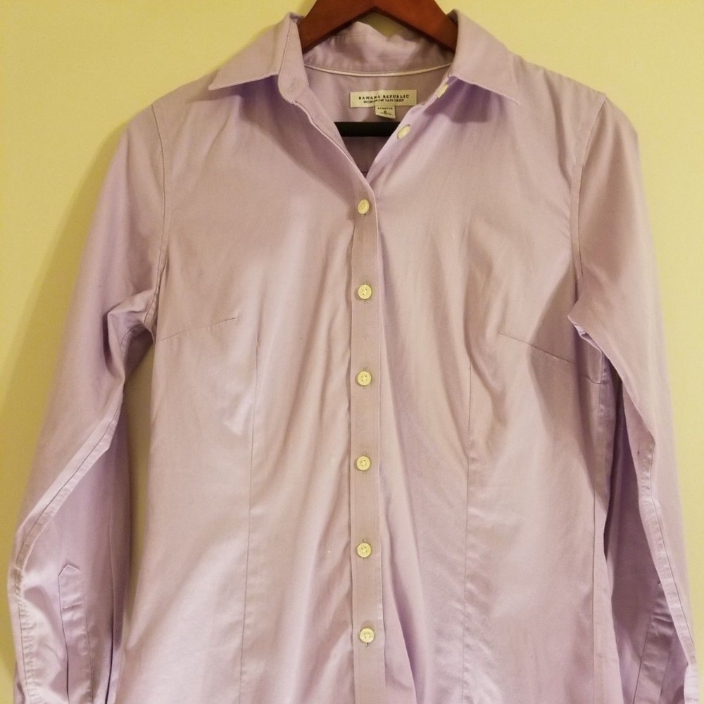 Purple Banana Republic Button Up
